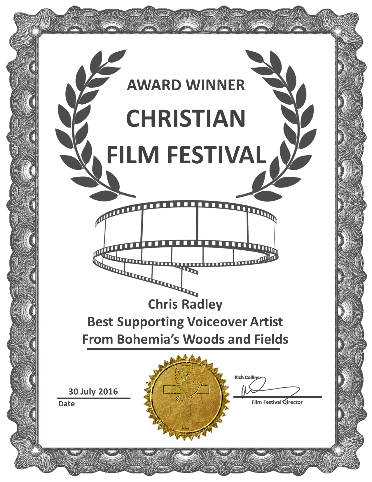 Award from film festival